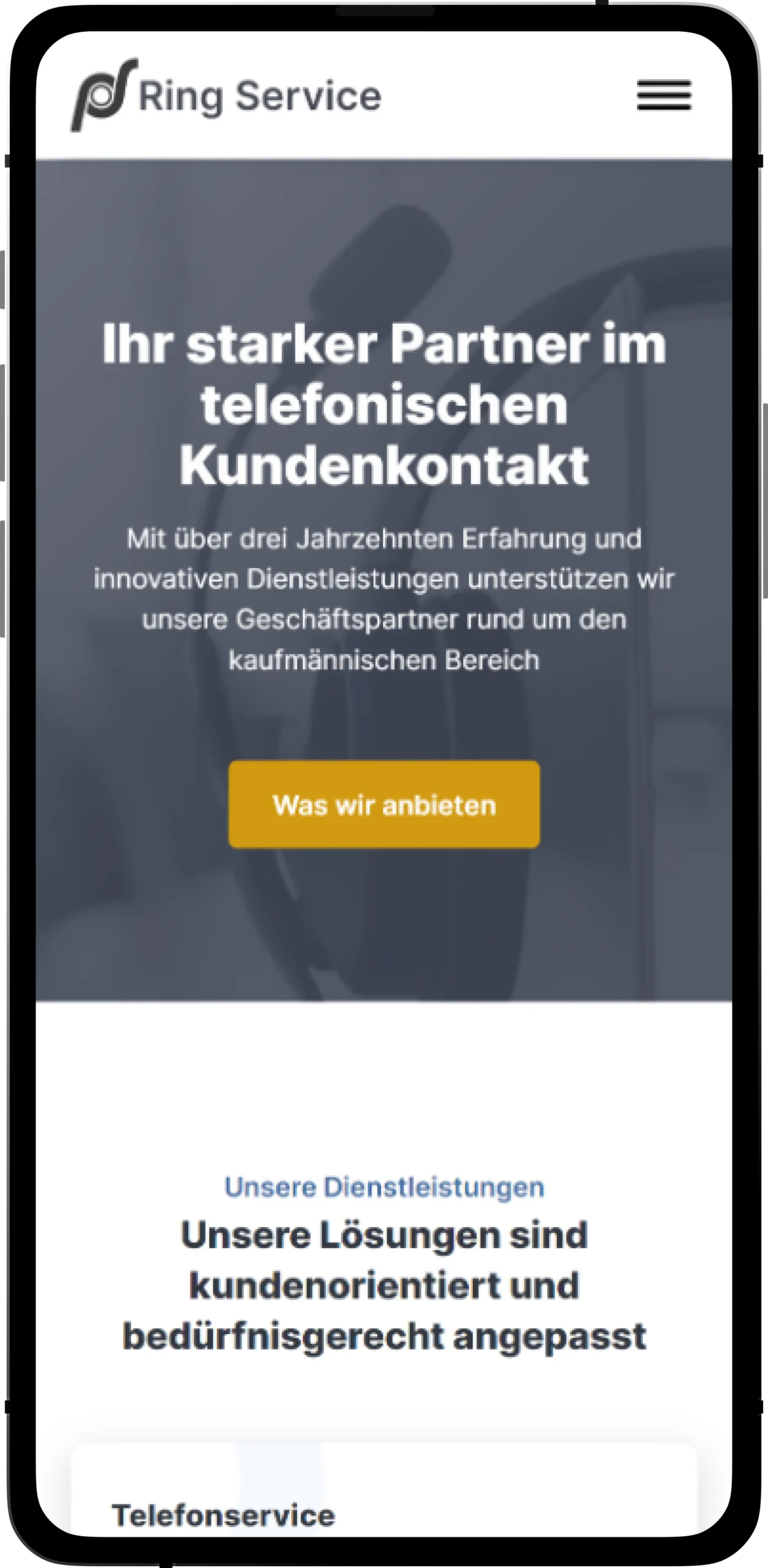 Mobile Website Design